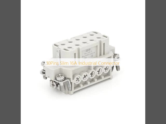 10Pins  Slim 16A Industrial Connector