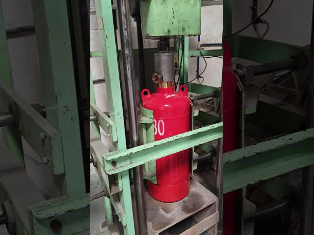 High Pressure Novec1230 Storage Cylinder for Automatic Fire Suppression System with Steel Construction