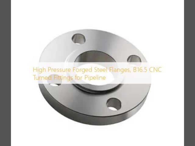 forged Steel Flange ASME B16.5 ISO 9001 CNC Machined for Machinery