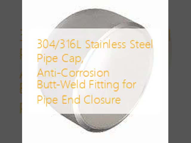 ASTM Standard Stainless Steel Pipe Caps Wooden Case Packaging