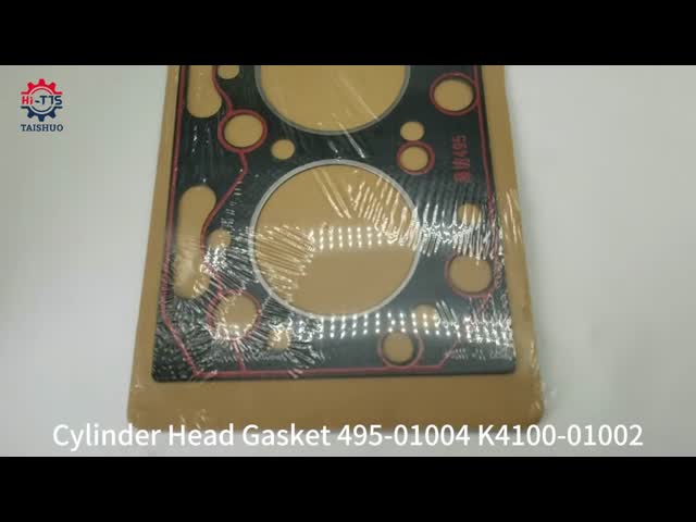 Xinchai Diesel Engine Cylinder Head Gasket OE 495-01004 K4100-01002 Fit 495 495ZC 495ZD K4100 K4102 R6105 Replacement
