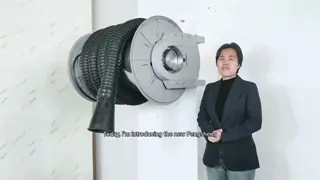 Auto Spring Hose Reel Garage Equipment Manual Motor Blower Vehicle Exhaust Hose Reel