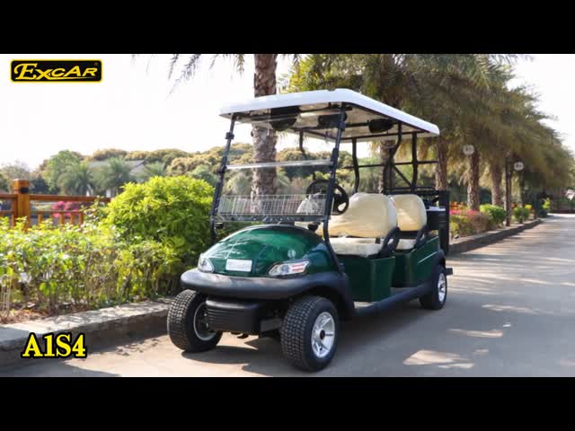 Electric Golf Carts Featuring 5KW AC Motor 48V Lithium Battery and 16 to 1 Rear Axle Ratio for Smooth Driving Experience