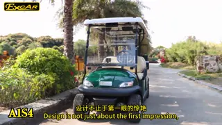 Electric Golf Carts Featuring 5KW AC Motor 48V Lithium Battery and 16 to 1 Rear Axle Ratio for Smooth Driving Experience