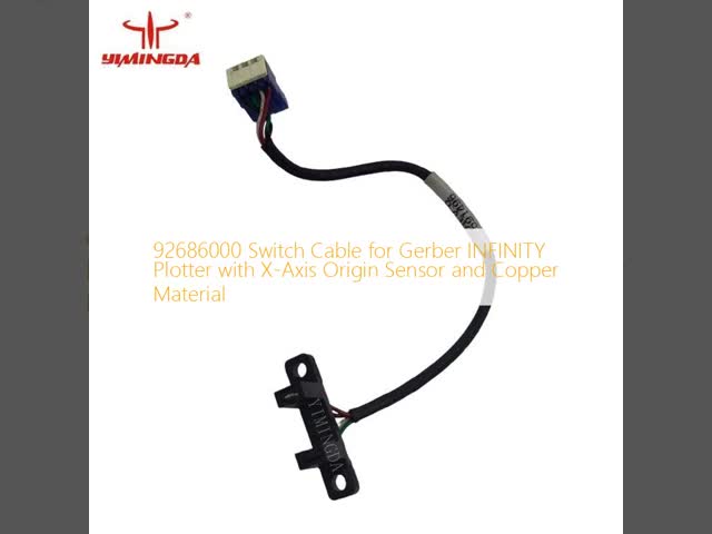 92686000 Switch Cable for Gerber INFINITY Plotter with X-Axis Origin Sensor and Copper Material