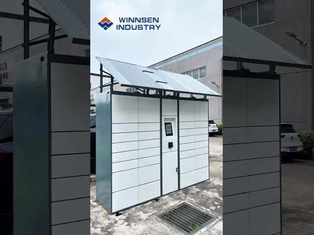 Winnsen Prescription Smart Parcel Medicine Delivery Locker Temperature Controlled QR Code for Pharmacy Chain