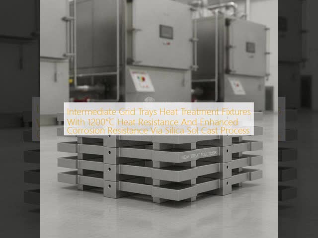 Intermediate Grid Trays Heat Treatment Fixtures With 1200°C Heat Resistance And Enhanced Corrosion Resistance Via Silica Sol Cast Process