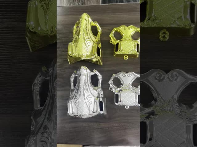 PP Plastic Material Silver Casket Corner  Coffin Parts  With Steel Bars
