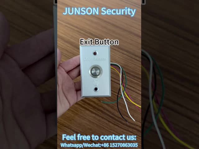 Emergency Exit Push Button with Sandblast Finish 86*50mm Pure Copper Nickel Plating Door Release