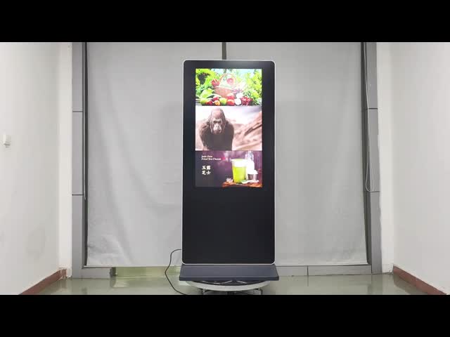 Double IPS Screen Indoor 1920*1080 Touch Screen Kiosk Digital Signage All In One Pc Display