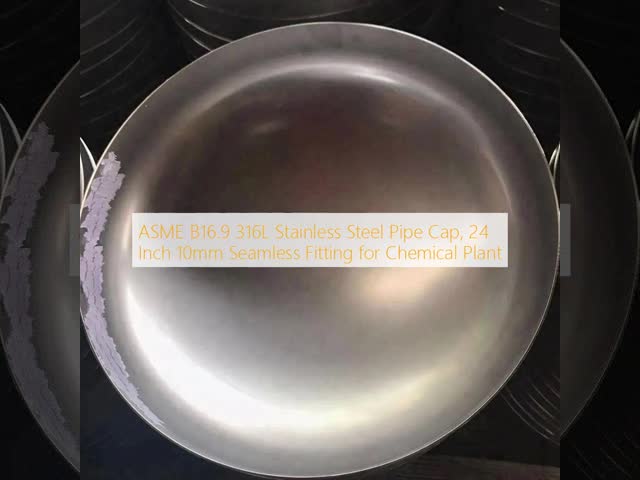 Customized 304/316L Stainless Steel Cap, 10mm Wall Thickness 24