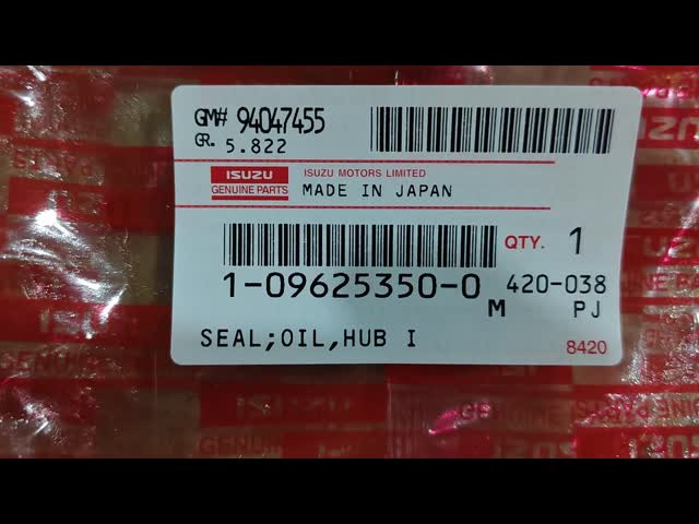 1-09625350-0 SEAL;OIL,HUB
