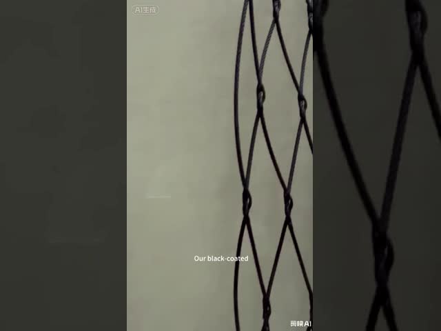 Ferrule Type Architectural Wire Mesh Safety Net Architectural Metal Mesh