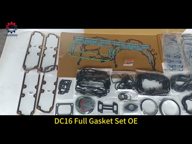 DC16 8-Cylinder Diesel Engine Full Gasket Kit OE 551387 2295057 2268358 2158945 Truck Overhaul Replacement Gasket Set