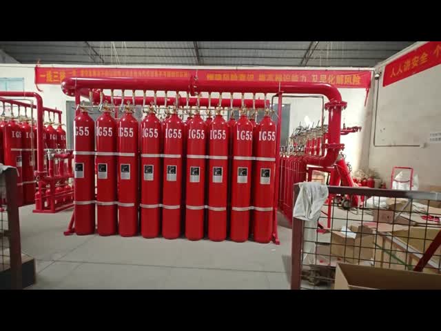 30MPa IG55 Piping Network for Non-Toxic Inert Gas Fire Suppression System with Long Transmission Distance