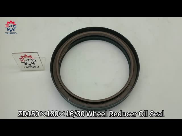 ZD 150×180×16/30 Rectangular Double Spring Combined Skeleton Oil Seal Extended Life Wheel Reducer Hub Seal For CG30B ZL30B-II CLG830 LG833 XG930 Replacement