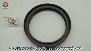 ZD 150×180×16/30 Rectangular Double Spring Combined Skeleton Oil Seal Extended Life Wheel Reducer Hub Seal For CG30B ZL30B-II CLG830 LG833 XG930 Replacement