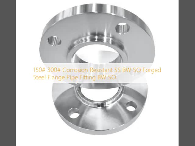 150# 300# Corrosion Resistant SS BW SO Forged Steel Flanges and Pipe Fittings