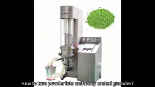 QXL Swirl-Flow Fluid Bed Granulator Coater for Powder Pellet Making & Coating