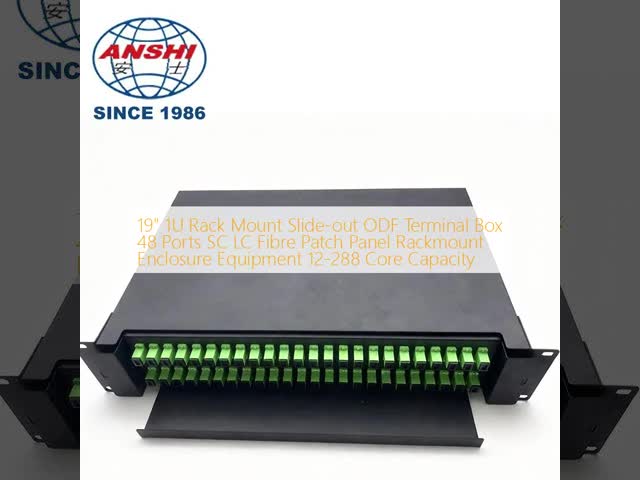 12 Port FC ST Fiber Patch Panel Round Mouth Indoor Fiber Optic Joint Box for FTTH Network Optical Equipment