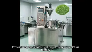 BZG Centrifugal Coating Machine for Pellet Film and Slow Release Coating 