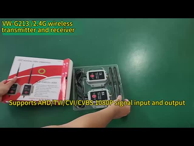 2.4G Wireless Transmitter Receiver AHD Suitable for Truck Bus Truck Camera Transmitter Wireless Device