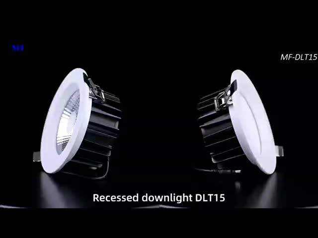 Factory Price Recessed COB LED Downlight 20W 30W 50W CCT Adjustable Power Dimmable CRI90 Ceiling Down Light