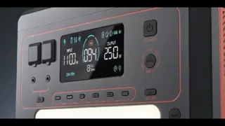 2304Wh 2500W LiFePO4 Battery Generator Solar Energy Storage System with UPS 97% MPPT for RV Travel Emergency Blackout