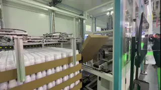 China Adjustable Empty Beverage Bottle Packaging Machine Fully Automatic supplier