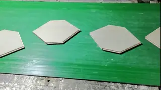 Unfinished Shaped Oak Parquet Flooring Hexagon & Trapizium Parquet
