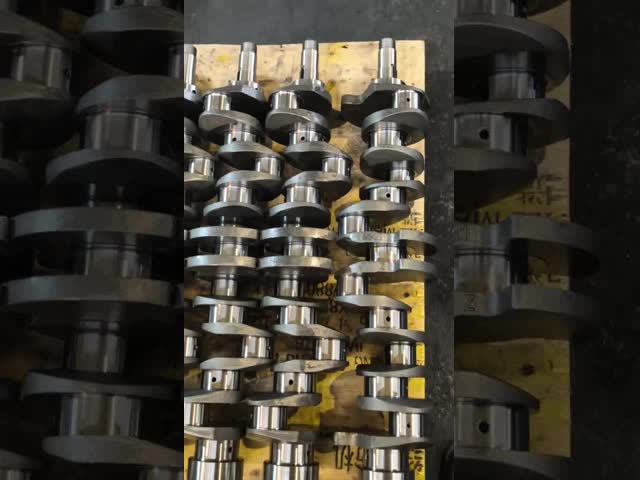 Steel Alloy Engine Crankshaft For ISUZU 6BG1 HRC 40 1-12310-448-0 , 1123104480