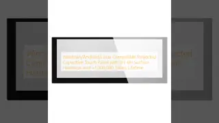 Durable Multi Touch Panel for Windows Android and Linux