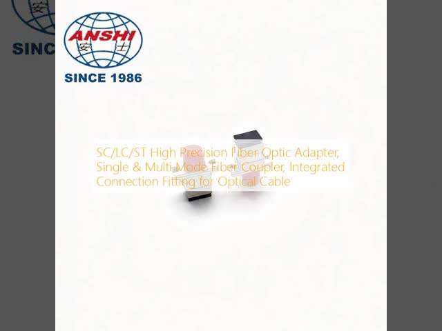 SC/LC/ST High Precision Fiber Optic Adapter, Single & Multi Mode Fiber Coupler, Integrated Connection Fitting for Optical Cable