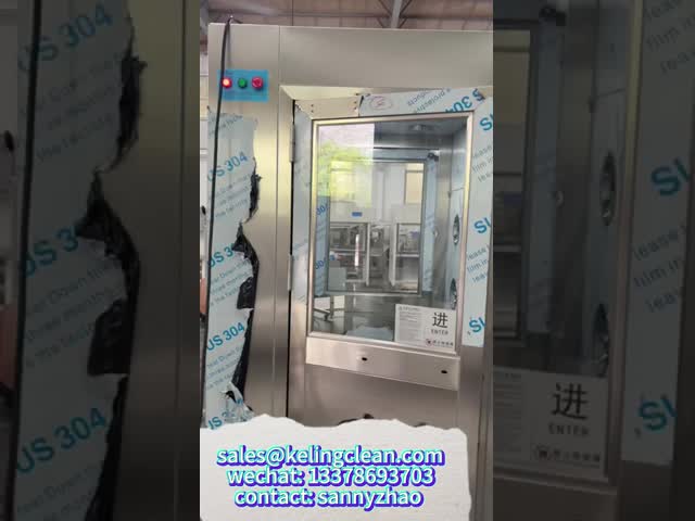 Intelligent Class 100 Clean Room Air Shower Equipment For 1 - 2 Person