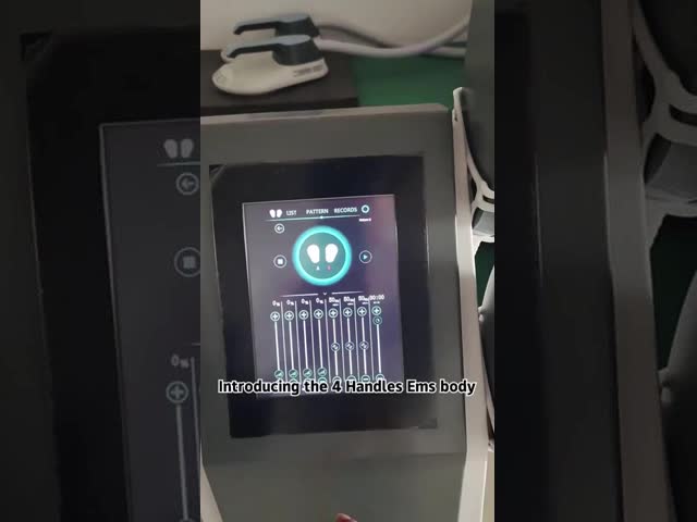 15 Tesla 4 Handles Muscle Stimulator Spot Shaping Rf EMS Body Sculpting Machine