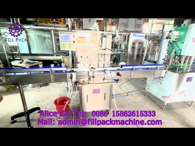2320 J67+O54 Botswana floor-standing 4-head magnetic pump can filling machine + single-head can seal