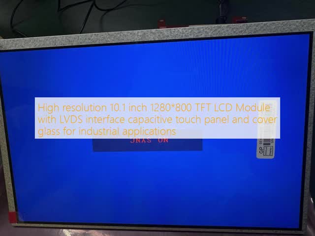 10.1'' 1280*800 Resolution TFT LCD Module with LVDS Interface and Cover Glass