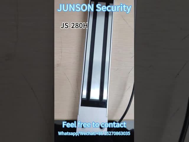 600lbs Safety Electromagnetic Lock JS-280H Zinc Finishes Embedded Installation