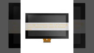 7 Inch High Transmission ≥78% COB Technology Custom Capacitive Touch Screen for Industrial Panels