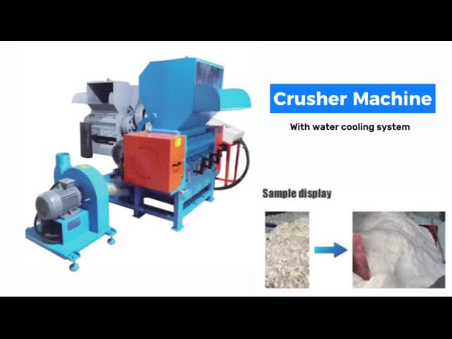 Automatic Durable Crushing Machine Low Noise Foam Sponge PP Plastic Waste Shredder Crusher for Plant Factory Manufacturer