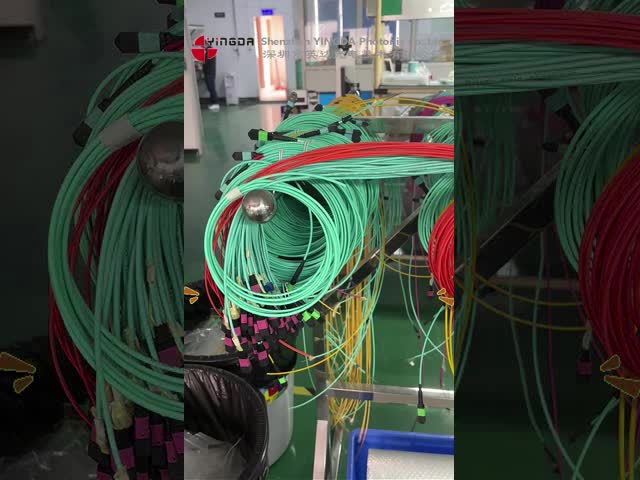 16 Fiber MPO to 8x SC Duplex Breakout Cable OM4 —10G 100G