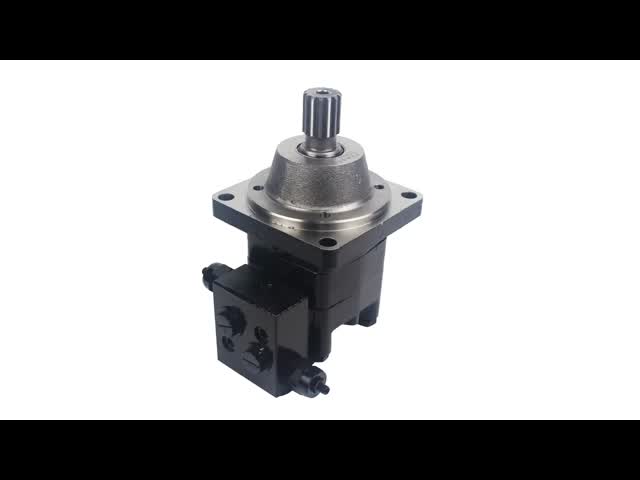 BMSY100 hydraulic low speed high torque wheel motor with crossover relief valve