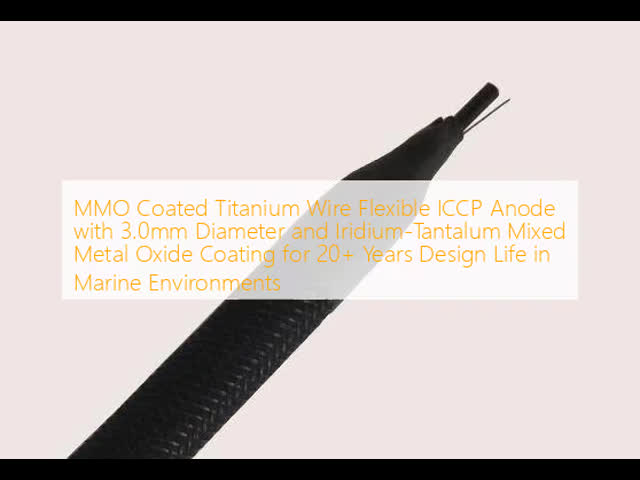 MMO Titanium Wire Anode for Marine ICCP Protection