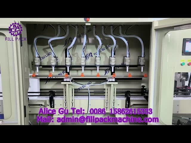 2346 J66 Self-flowing Anti-corrosion 8-head Filling Machine