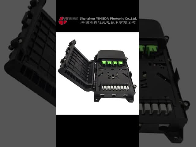 IP65 Waterproof FTTH Termination Box with 36 Cores Capacity and 1x8 PLC Splitter