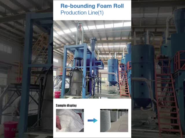 Foam Re-Bonding Machine for Foam Recycling Plant Bonded Foam Block Production with Steam