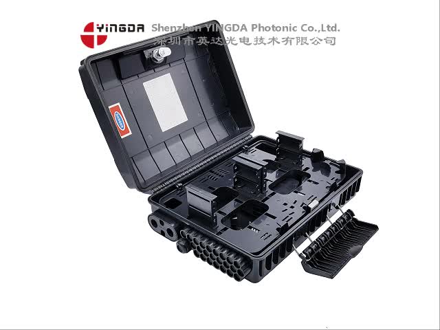Fiber Optic Splitter Box 48cores Outdoor IP65 With LGX Module and PC ABS Material for Fiber Splicing Splitting and Distribution