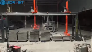 China Automatic Flip Type Marble Slab Loading Machine for Stone Processing supplier