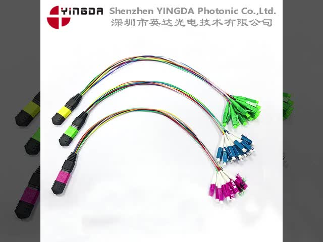 12core MPO-LC Multimode Fiber Optic Breakout Patch cable 0.9mm for MPO Cassettes and Modular Enclosures