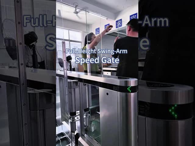 Automated Pedestrian Barrier Gate , Turnstile Security Systems 304 Stainless Steel